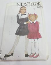 Vtg New Look Pattern 6069 Childrens Dress picture