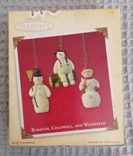 Vintage 2003 Hallmark Set Of 3 Ornaments: Burton, Coldwell And Winfield. Holiday picture