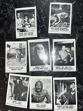 1961 Leaf SPOOK STORIES Bubble Gum Cards. Lot of 8 VG Condition. picture