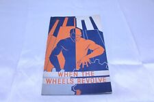 Vintage 1935 Copyright When the Wheels Revolve Booklet by General Motors picture