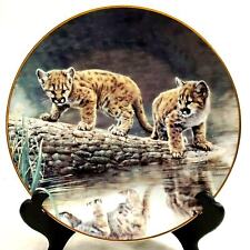 Wild Innocents Reflections Charles Frace Collectors Ceramic Plate Bradford picture