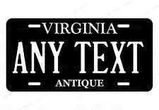 Virginia State Antique Personalized License Plate Auto Car Bike ATV Keychain RV picture