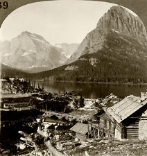 Keystone Stereoview Mt Grinnell/Gould, GNP From National Parks 100 Card Set #39 picture