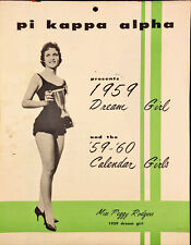 Rare 1959 Auburn University Dream Girls Calendar PI KAPPA ALPHA picture