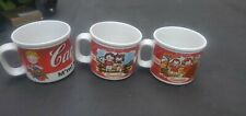 1998 Campbell's Soup Advertising Soup Mugs - 3 Different Vintage Kids Mugs picture