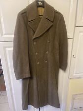 Original WWI WW 1 U.S. Army Overcoat Trench Coat Size 38 L WONDERFUL CONDITION  picture