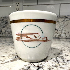 UNION PACIFIC RAILROAD Winged Streamliner Train Vintage Sterling China Cup Only picture