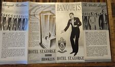 Circa 1928 Hotel St George Brooklyn Heights NYC New York City brochure JAZZ AGE  picture