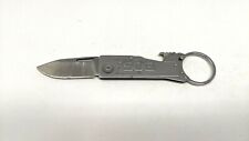 SOG KeyTron Keychain Folding Pocket Knife Lockback Bottle Opener Aluminum Handle picture