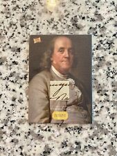 2023 Pieces Of The Past - Benjamin Franklin -  Authentic Handwritten Letter picture