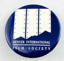 Vintage Denver International Film Society Button Pin - Rare Collectible picture