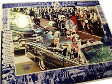 BACKSEAT LEATHER speck of JFK's Lincoln LIMO from November 22, 1963 picture
