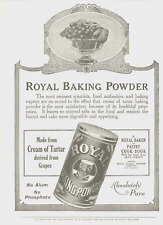 1915 ROYAL BAKING POWDER cooking antique PRINT AD Free pastry cookbook offer M1 picture