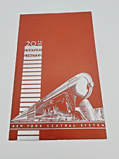1939 20th Century Limited New York Central System Menu Designed By Henry Dreyfus picture