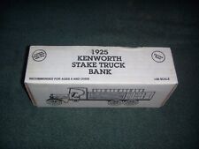 ERTL Die Cast CR Leffler 1925 Kenworth Stake Truck Coin Bank 1:38 Scale picture