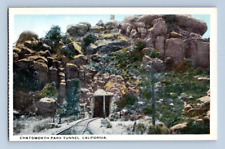 1918. CHATSWORTH PARK TUNNEL. CALIF. POSTCARD DM2 picture