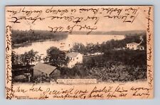 Sullivan County NY-New York, Lake Huntington, Antique Vintage c1904 Postcard picture
