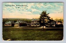 Fitchburg MA-Massachusetts, Burbank Hospital, Antique, Vintage c1913 Postcard picture