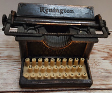 Rare Vintage Renington Miniature Die Cast Iron Metal Typewriter Pencil Sharpener picture