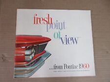 Vintage 1960s Fresh Point Of View Pontiac Dealer Brochure Advertisement   A7 picture
