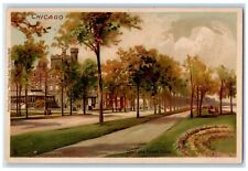 c1900's Ou Lake Shore Drive Chicago Illinois IL Tuck's Unposted Antique Postcard picture