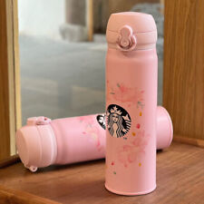 Starbucks Cup Large Sakura Thermos Cup Stainless Steel 500ml Portable Cooler Cup picture