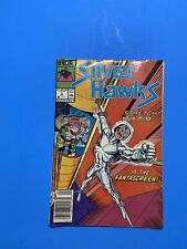 Silver Hawks #5B 1988 FN- Newsstand Variant Star Marvel Comics Vintage Retro picture