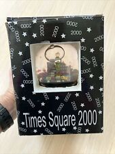 Vintage 2000 Times Square Rotating Musical Snow Globe New York NYC In Box picture
