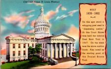 Vintage Postcard Old Court House Dred Scott Trial St. Louis Missouri MO    21195 picture