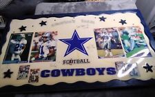 Vtg Dallas Cowboys Autographed Wooden Custom Display Kevin Smith, Kenneth Gant  picture