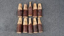B7 10 PC CHERRY WOOD CIGAR HOLDER MOUTHPIECE TIP - Approximately 5/8