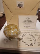 Lenox Friend In The Forest Art Glass Turtle With Box And COA picture