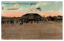 The Ballard Playfield House & Ground Seattle Washington Posted 1918 Postcard picture