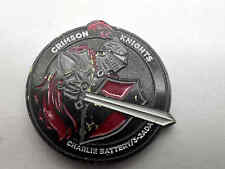 CRIMSON KNIGHTS CHARLIE BATTERY 3-2ADA CHALLENGE COIN picture