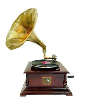 Vintage HMV Gramophone Audio Player Working Phonograph Win-up Replica Gift picture