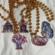 2024 Krewe of Rex 5 Medallion beads New Orleans Mardi Gras Asian inspired picture