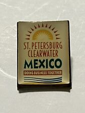 Vintage Travel Pin. 1 in Pin. St. Petersburg Clearwater. Mexico  picture