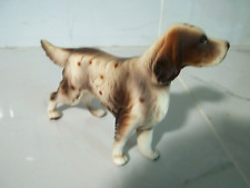 Setter Dog Porcelain Figure, Japan, Hand Painted, Signed picture