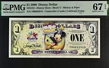 2009 $1 Disney Dollar Mickey & Pluto PMG 67 Superb Gem Unc EPQ DIS 152 T00692919 picture