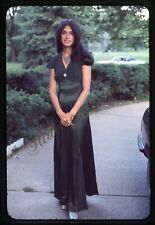 Pretty Woman Dress Fashion 35mm Slide 1970s picture