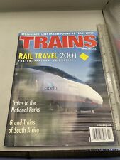 Trains Magazine 2001 February Rail Travel 2001 Trains to National Parks F1C picture