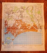 Authentic Soviet Topographic Map BOURNEMOUTH, England Great Britain 1981 C3 picture