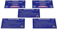 Bally Harlem Globetrotters Pinball Custom Apron Instruction Cards - 5 card set picture