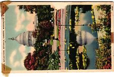 Vintage Postcard- 60189. CAPITOL BOTANICAL GARDEN WASHINGTON DC. Posted 1937 picture