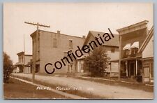 Real Photo Main Street Stores Morley NY In The Adirondacks New York RP RPPC M138 picture