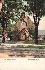 c1905  St James Church Greenfield MA 567 picture