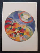 postcard Robert Delaunay Simultaneous contrasts sun & moon painting art unposted picture