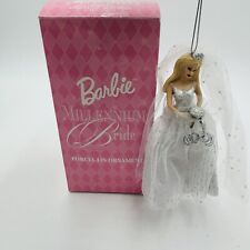 Barbie Millennium Bride Porcelain Ornament By Avon 2000 Christmas Decor picture