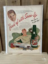 Vintage Magazine Print Ads Seven Up Carded & Sleeved 1940’s picture