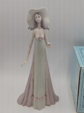 Vintage 1983 Lladro The Debutante #1431 Glossy Lady in Hat Figurine Retired Mint picture
